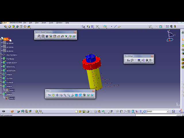 فیلم آموزشی: نحوه ایجاد پیوند با بدنه ها، چسباندن SPECIAL CATIA V5 با زیرنویس فارسی