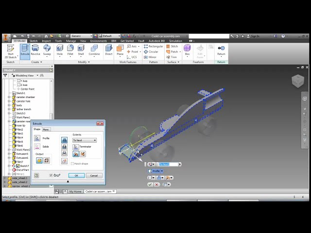 فیلم آموزشی: Autodesk Inventor - F1 in Schools Car - قسمت 8: بال جلو و بازتاب با زیرنویس فارسی