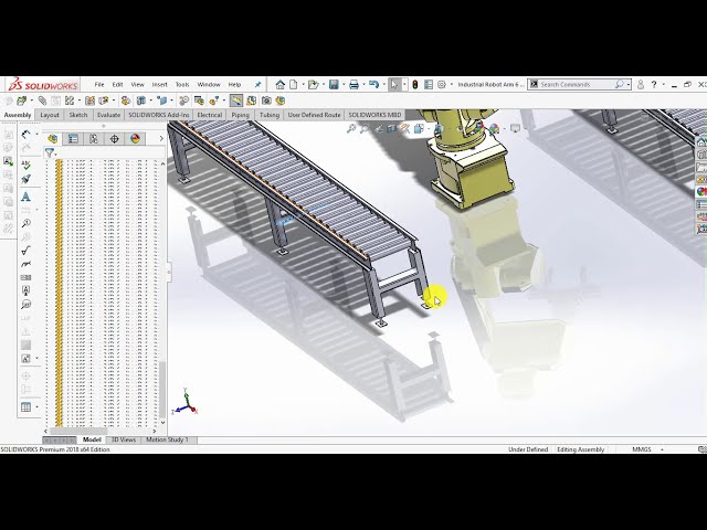 فیلم آموزشی: Solidworks Tutorial HP: Industrial Robot Arm - Part 02 - Animation 6 DOF (Degrees of Freedom) Robot با زیرنویس فارسی