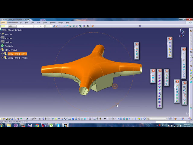 فیلم آموزشی: مدل سازی کوادکوپتر/پهپاد در CATIA V5