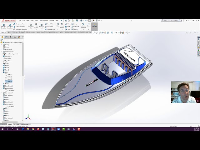 فیلم آموزشی: E8 SolidWorks 2020 - آموزش Modeling 6 با زیرنویس فارسی