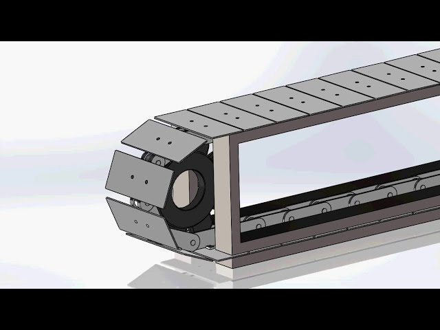 فیلم آموزشی: Solidworks Motion Study: Slat Chain Conveyor انیمیشن | الگوی زنجیره ای Solidworks