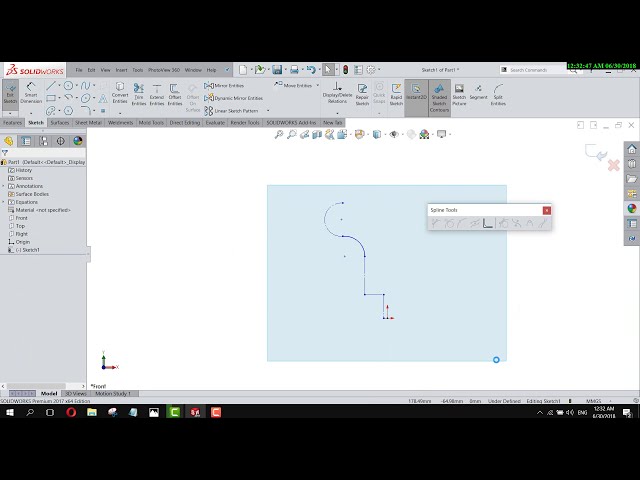 فیلم آموزشی: Q10-Solidworks Spline را به خطوط و Arcs تبدیل کنید