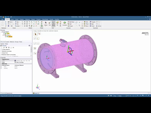 فیلم آموزشی: ANSYS SpaceClaim مدل آماده سازی برای CFD با زیرنویس فارسی