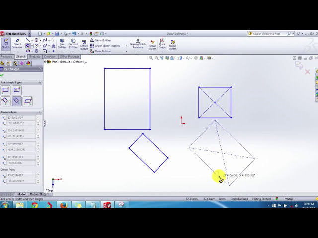 فیلم آموزشی: آموزش SolidWorks 2012 برای مبتدیان: انواع مستطیل توضیح داده شده است با زیرنویس فارسی