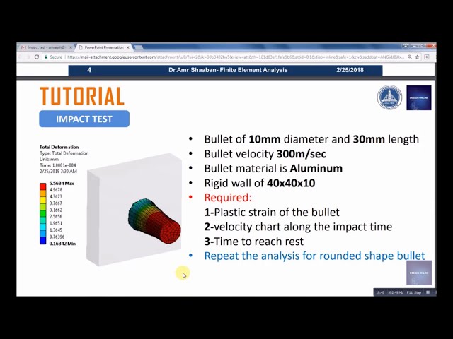 فیلم آموزشی: شبیه سازی تست ضربه با استفاده از Ansys Explicit