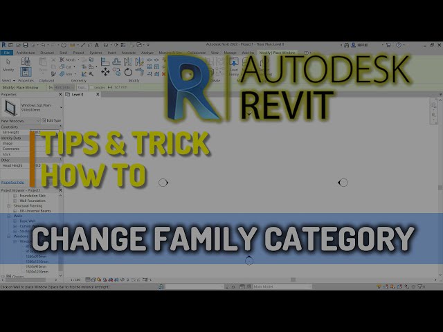فیلم آموزشی: Autodesk Revit چگونه رده خانواده را تغییر دهیم با زیرنویس فارسی