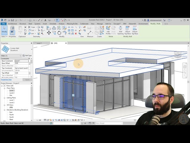 فیلم آموزشی: آموزش خانه گرمسیری در Revit با زیرنویس فارسی