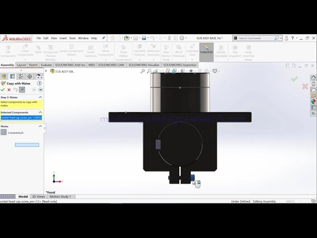 فیلم آموزشی: ویرایش جزء جعبه ابزار solidworks 2019