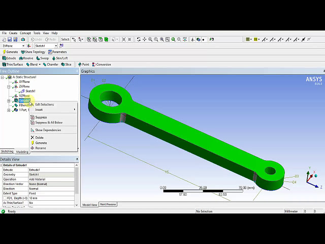 فیلم آموزشی: نحوه ایجاد مدل در ANSYS WORKBENCH