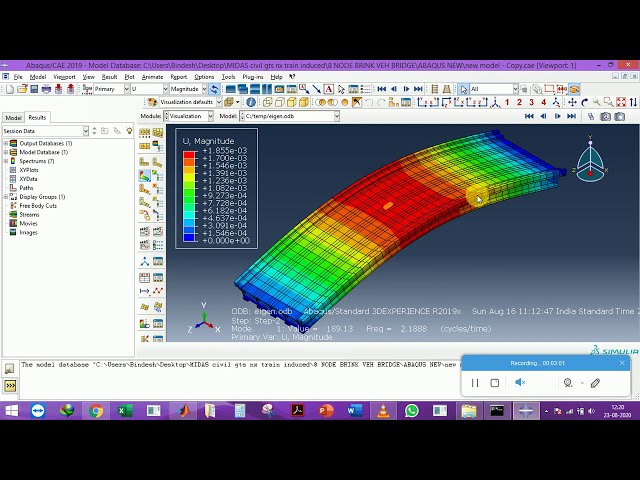 فیلم آموزشی: #کامپوزیت #I #تیر #پل #مدلسازی با استفاده از #ABAQUS ||مدل آباکوس #تحلیل #عمران #مهندسی