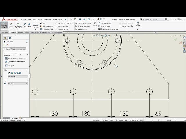 فیلم آموزشی: Drawing - Lesson 03 (Dimming the Drawing) - SolidWorks 2016 با زیرنویس فارسی