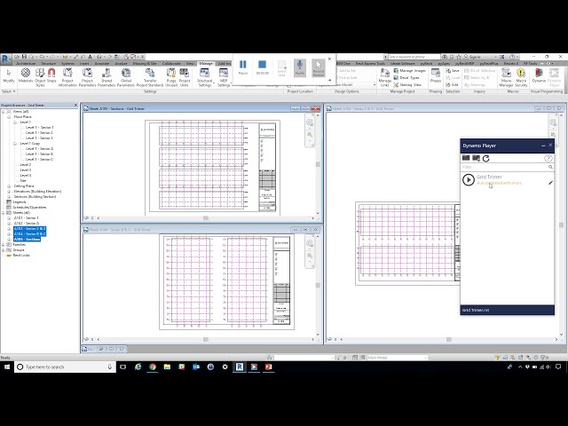 فیلم آموزشی: Revit Floorplan View Grid Trimer با زیرنویس فارسی