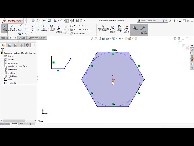 فیلم آموزشی: 5-روابط هندسی برای SOLIDWORKS 2020 با زیرنویس فارسی