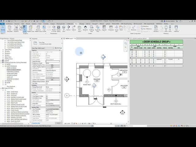 فیلم آموزشی: آموزش Revit - ایجاد یک برنامه سخت افزاری درب با زیرنویس فارسی