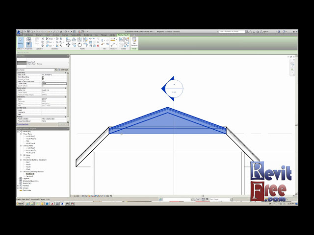 فیلم آموزشی: سقف مانسارد در معماری Revit