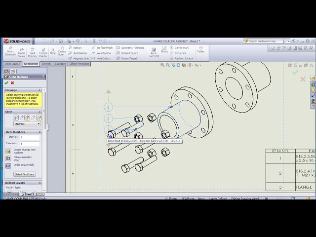 فیلم آموزشی: چگونه می توان بالون های خودکار SOLIDWORKS BILL OF MATERIAL (BOM) را ایجاد کرد