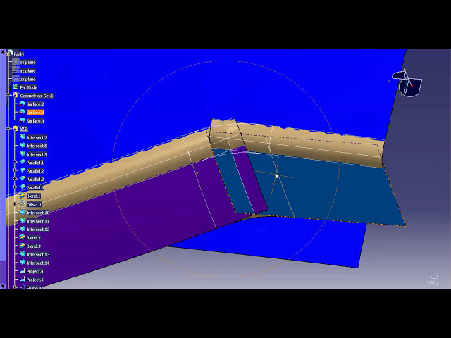 فیلم آموزشی: Catia V5 | Catia V6: روش‌های کلاس A - سطوح را ترکیب کنید با زیرنویس فارسی