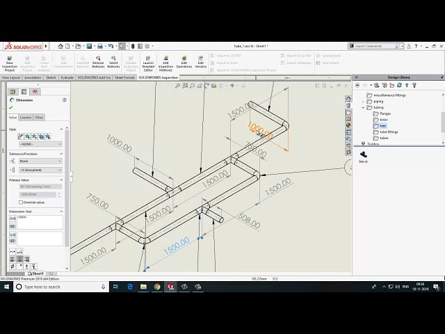 فیلم آموزشی: Solidworks Tutorial Lesson 4: Solidworks Piping Tutorial - Piping برای مبتدیان