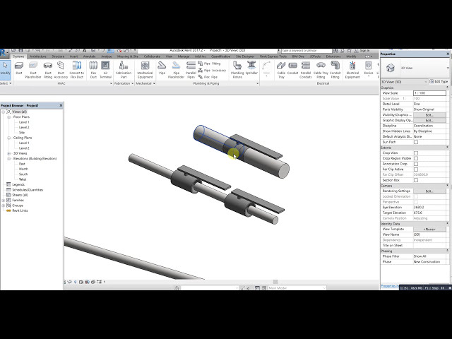 فیلم آموزشی: Revit MEP Family Creation Basic Valve با زیرنویس فارسی