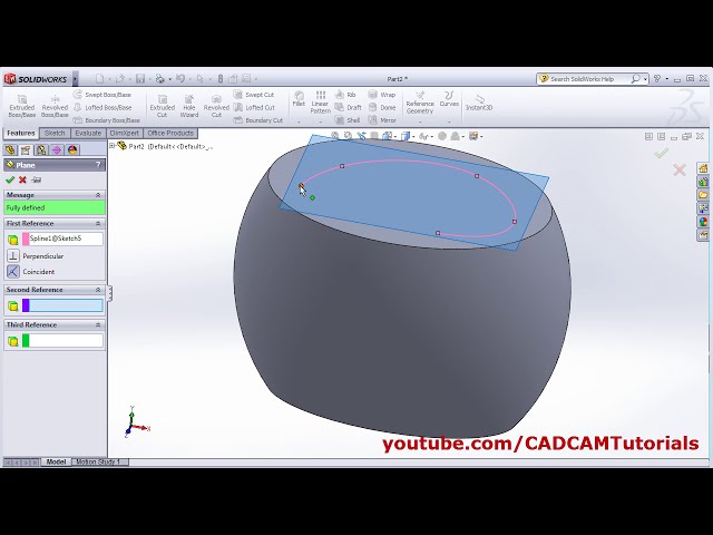 فیلم آموزشی: SolidWorks Swept Boss/Base | آموزش برش Swept | راهنمای منحنی ها، مسیرهای چندگانه، پیچش در امتداد مسیر با زیرنویس فارسی