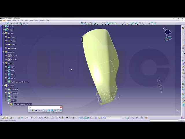 فیلم آموزشی: F1 Front-Wing - Catia v5 Training - GSD با زیرنویس فارسی