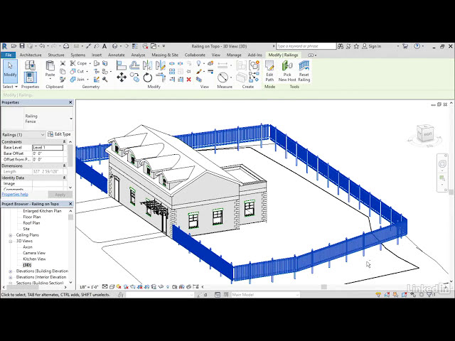 فیلم آموزشی: آموزش Revit - بهبود نرده با زیرنویس فارسی