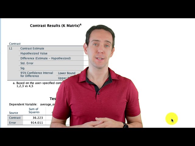 فیلم آموزشی: کنتراست های برنامه ریزی شده و کنتراست های پس از آن با ONE WAY ANOVA در SPSS (فیلم آموزشی SPSS شماره 19) - GLM با زیرنویس فارسی