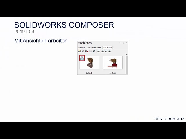 فیلم آموزشی: SOLIDWORKS 2019 - آهنگساز SOLIDWORKS - کار با Views با زیرنویس فارسی