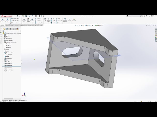 فیلم آموزشی: solidworks ویژگی ها را به صورت دستی تشخیص می دهد (آموزش با مثال) با زیرنویس فارسی