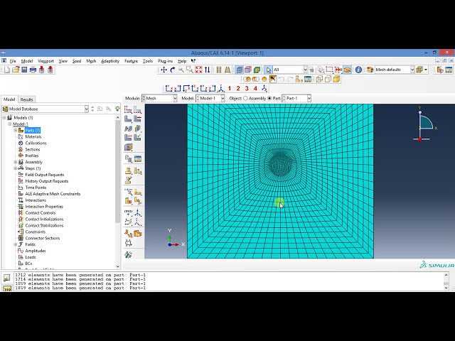 فیلم آموزشی: مش بندی قسمت پوسته در Abaqus با استفاده از تکنیک Sweep