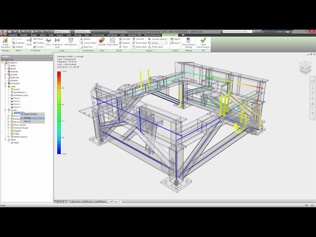 فیلم آموزشی: طراحی قاب Autodesk Inventor بلند با زیرنویس فارسی