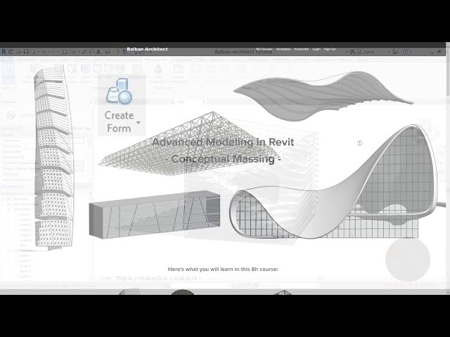 فیلم آموزشی: آموزش ساخت اتریوم مجتمع در Revit با زیرنویس فارسی