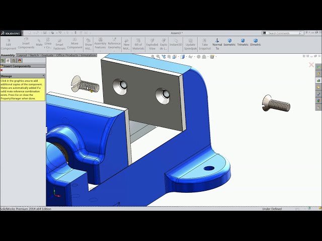 فیلم آموزشی: آموزش طراحی SolidWorks Bench Vice قسمت 13.Final Assembly