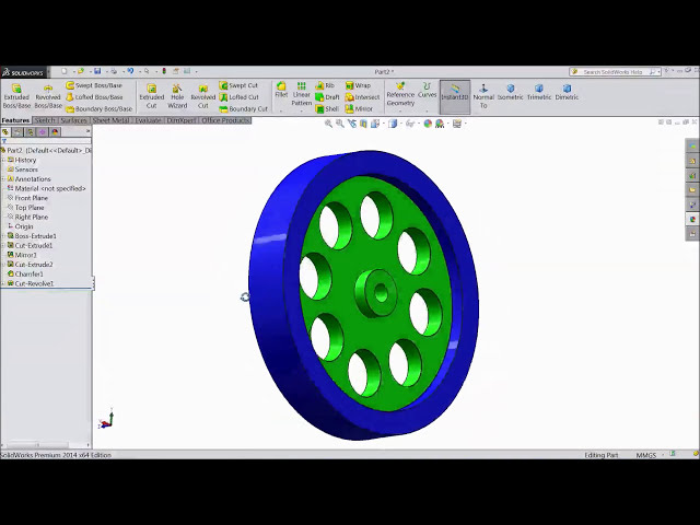 فیلم آموزشی: SolidWorks Tutorial Vertical Stirling Engine 25.Flywheel با زیرنویس فارسی