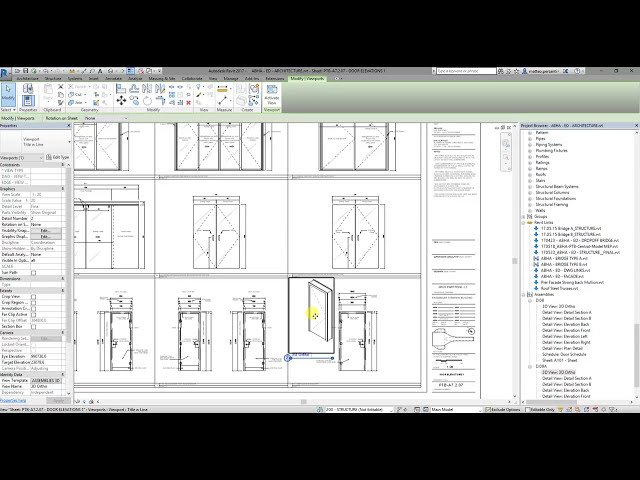 فیلم آموزشی: مجموعه های درب Revit با زیرنویس فارسی