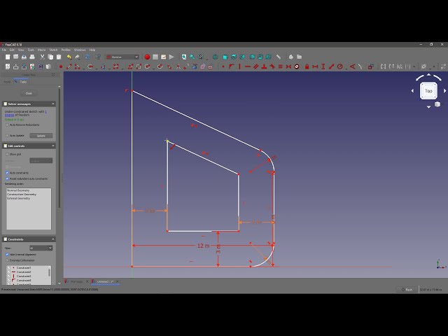 فیلم آموزشی: معرفی Freecad برای معماران و کاربران Revit 02 - طرح ها، محدودیت ها و روابط پارامتریک با زیرنویس فارسی