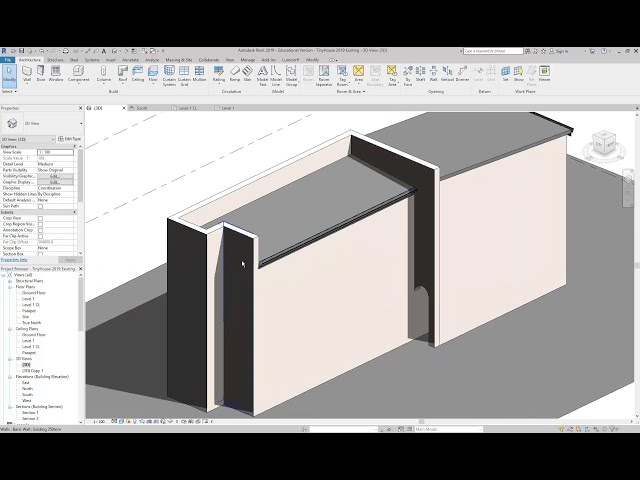 فیلم آموزشی: Revit Tiny Terrace 05 Main Roof Forms با زیرنویس فارسی