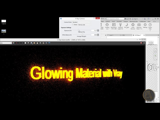 فیلم آموزشی: آموزش Glowing Material with Vray for Revit با زیرنویس فارسی