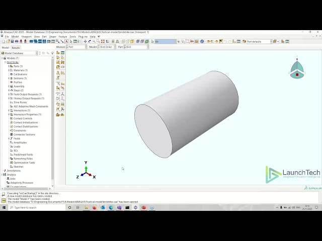 فیلم آموزشی: راهنمای شبیه سازی حمله پرنده با استفاده از Abaqus FEA با زیرنویس فارسی