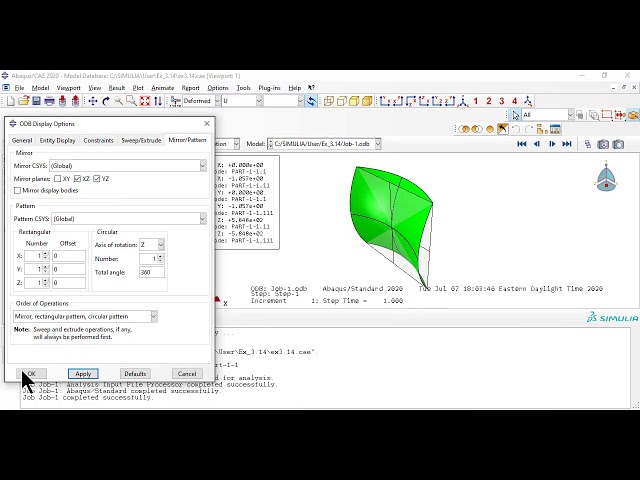 فیلم آموزشی: مثال 3.13 نحوه استفاده از فیلدهای از پیش تعریف شده Abaqus برای شامل تنش حرارتی و رطوبتی با زیرنویس فارسی