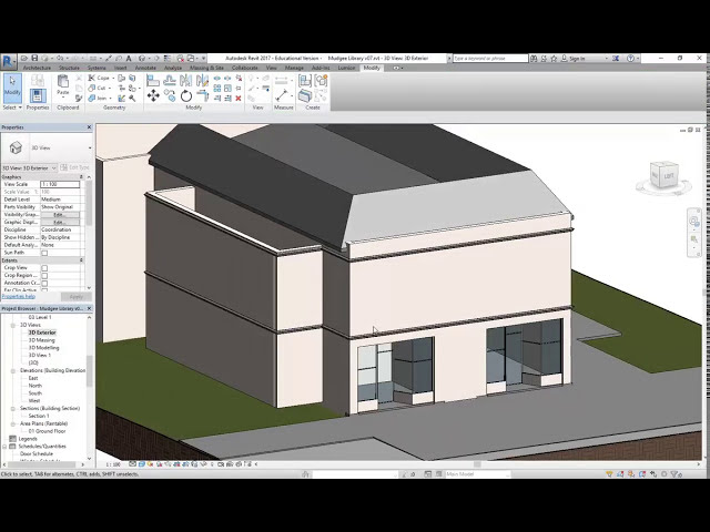 فیلم آموزشی: Mudgee Library Revit 14 Facade Cornice با زیرنویس فارسی