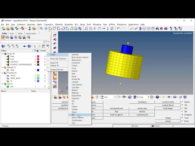 فیلم آموزشی: Abaqus - تنظیم تداخل Fit با استفاده از HyperMesh