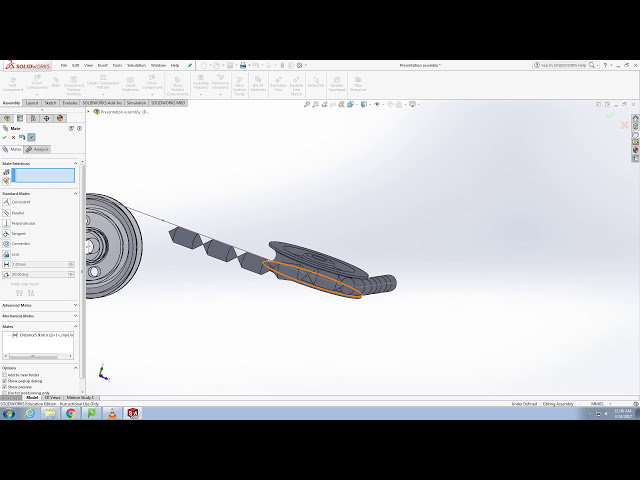 فیلم آموزشی: آموزش SOLIDWORKS - طناب در چند هواپیما با زیرنویس فارسی