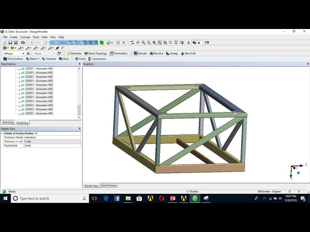 فیلم آموزشی: سطح میانی، سطح و ایجاد جوش با استفاده از ANSYS Design Modular for Base Frame