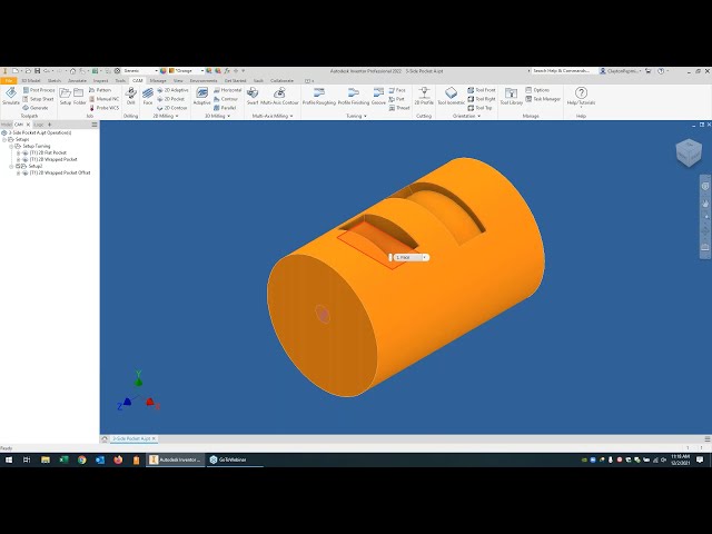 فیلم آموزشی: Autodesk Inventor CAM: نگاهی نزدیک به ماشینکاری 4 محوره با زیرنویس فارسی