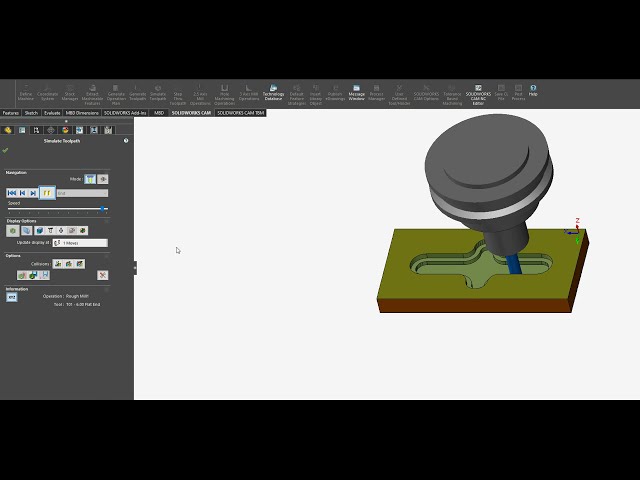 فیلم آموزشی: SolidWorks CAM 2.5 فرز با زیرنویس فارسی