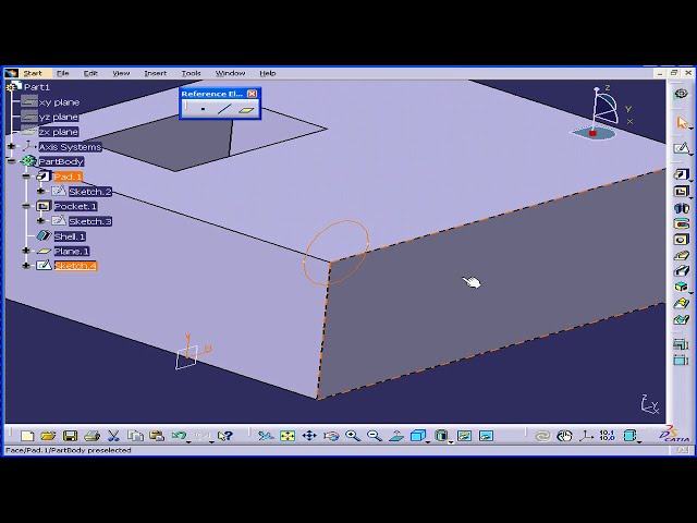 فیلم آموزشی: 01-25 CATIA v5 TUTORIAL: ( برش قسمت با صفحه طرح ) با زیرنویس فارسی