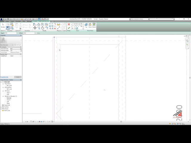 فیلم آموزشی: تریم درب - آموزش Revit با زیرنویس فارسی