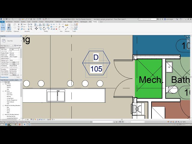 فیلم آموزشی: از اتوکد تا Revit: ایجاد نمادهای ساده با زیرنویس فارسی